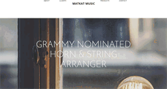 Desktop Screenshot of matkatmusic.com